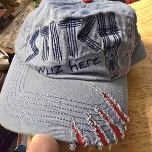 Disney Parks STITCH Light Blue Hat with Red Brim Accent - Youth - Official Lilo